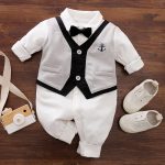 Baby Jumpsuit Spring And Autumn Models Foreign Trade Gentleman Baby Clothes Long-Sleeved Baby Clothes Baby Clothes - Image 8